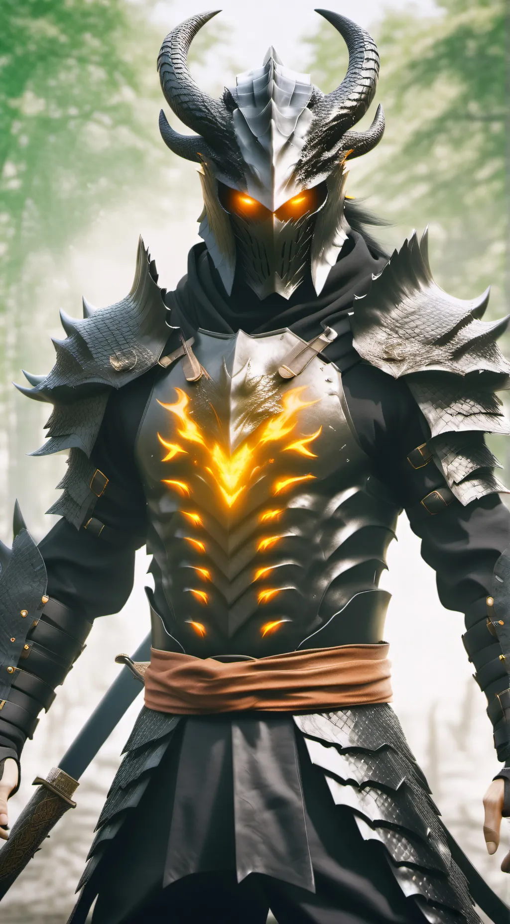 ai character: The ghost slayer  background