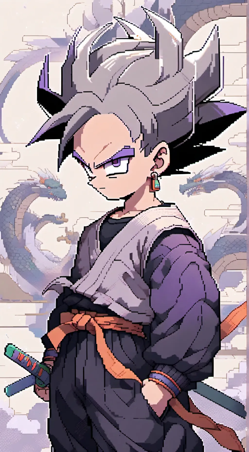 ai character: Dragon ball Oc background