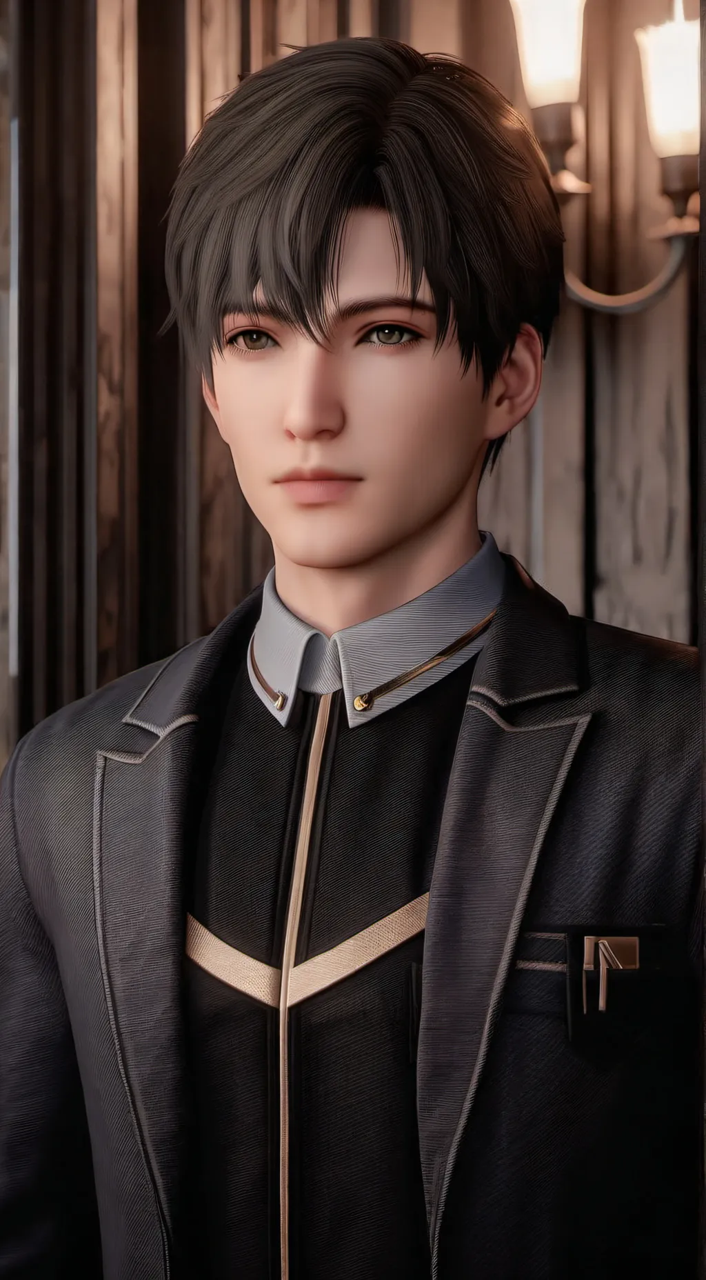 ai character: James Johnson  background