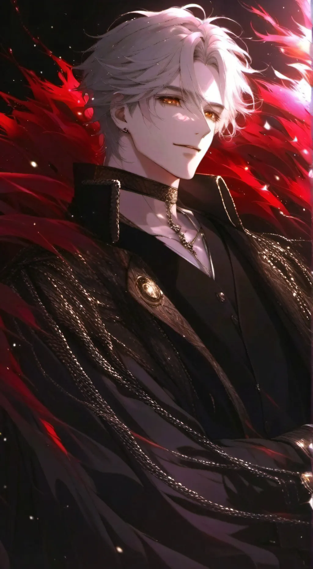 ai character: Leonardo 👑🖤 background