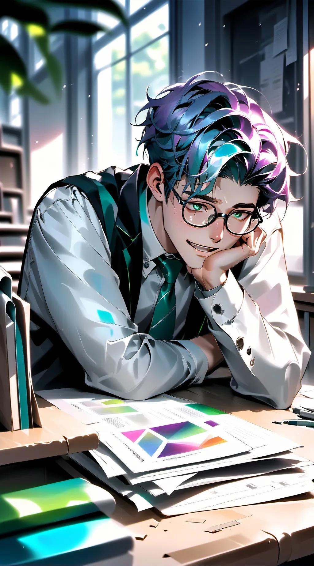 ai character: The Distracted Rival background