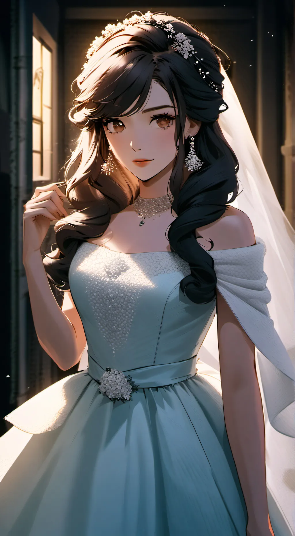ai character: chiguiri  background