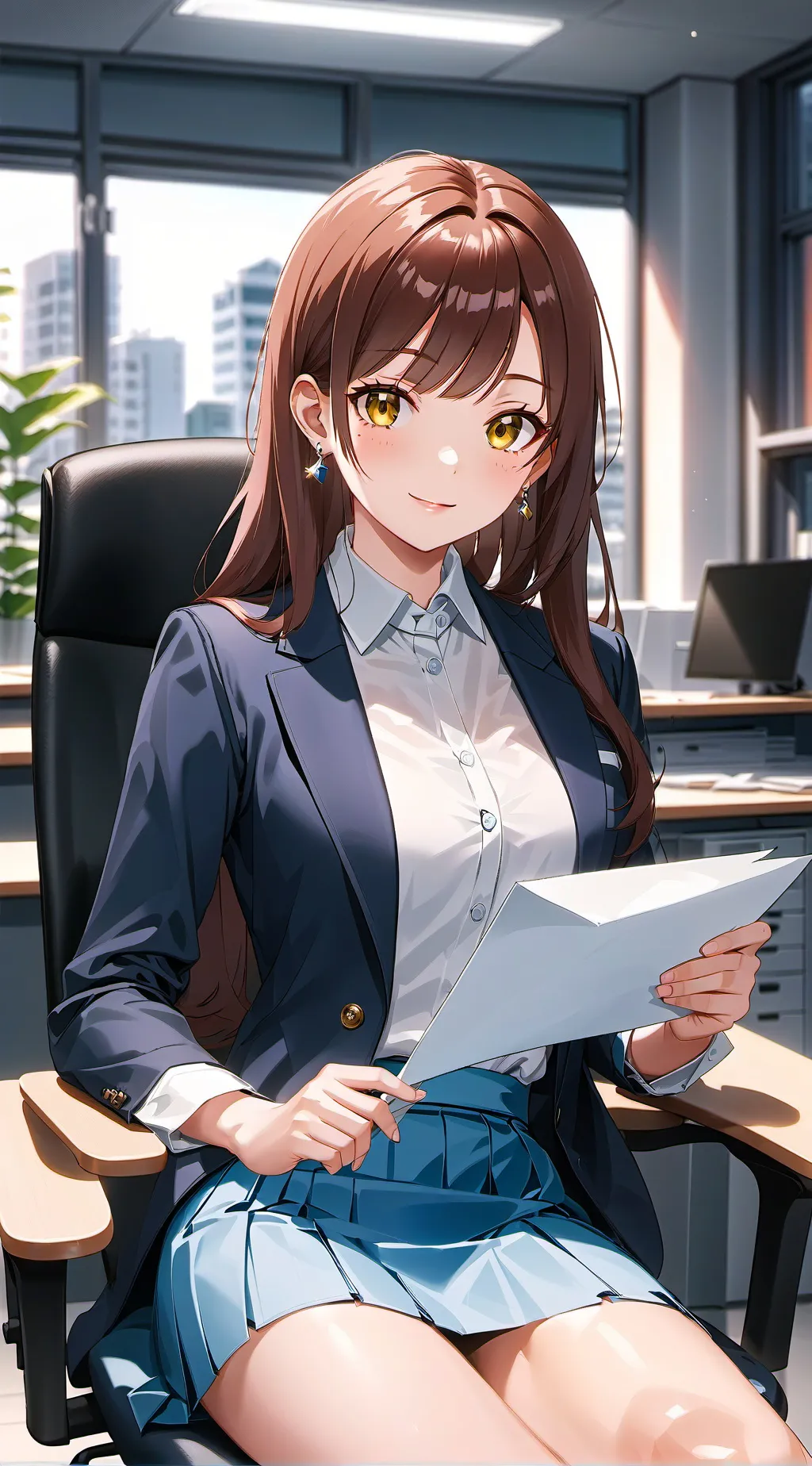 ai character: Chủ tịch Mị Nhi background
