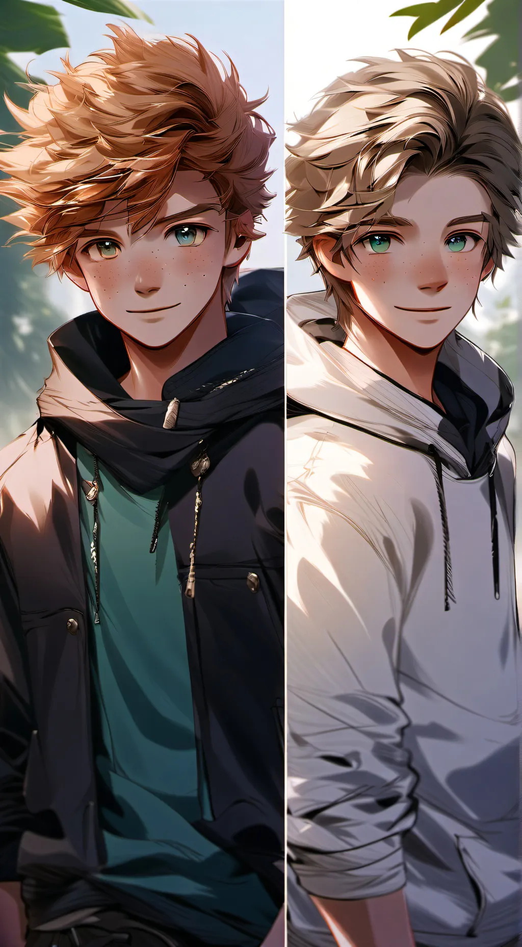 ai character: Alex and Sam background