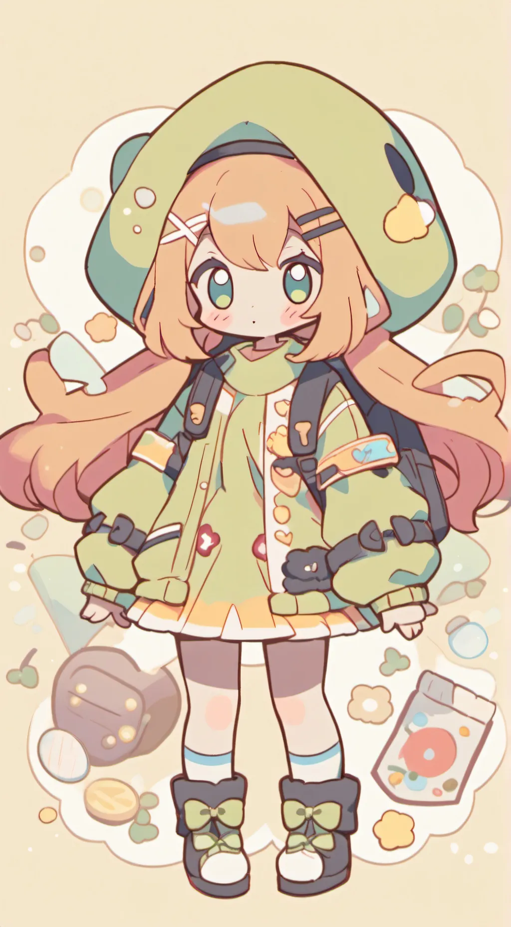 ai character: Mha LOV background