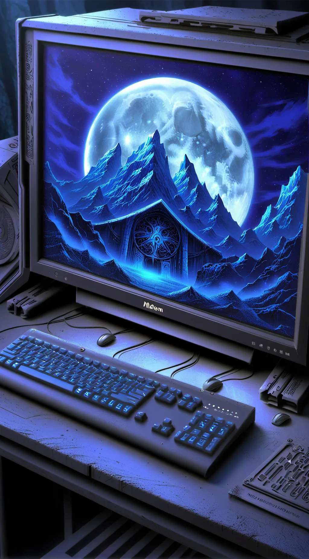ai character: Dark Web  background