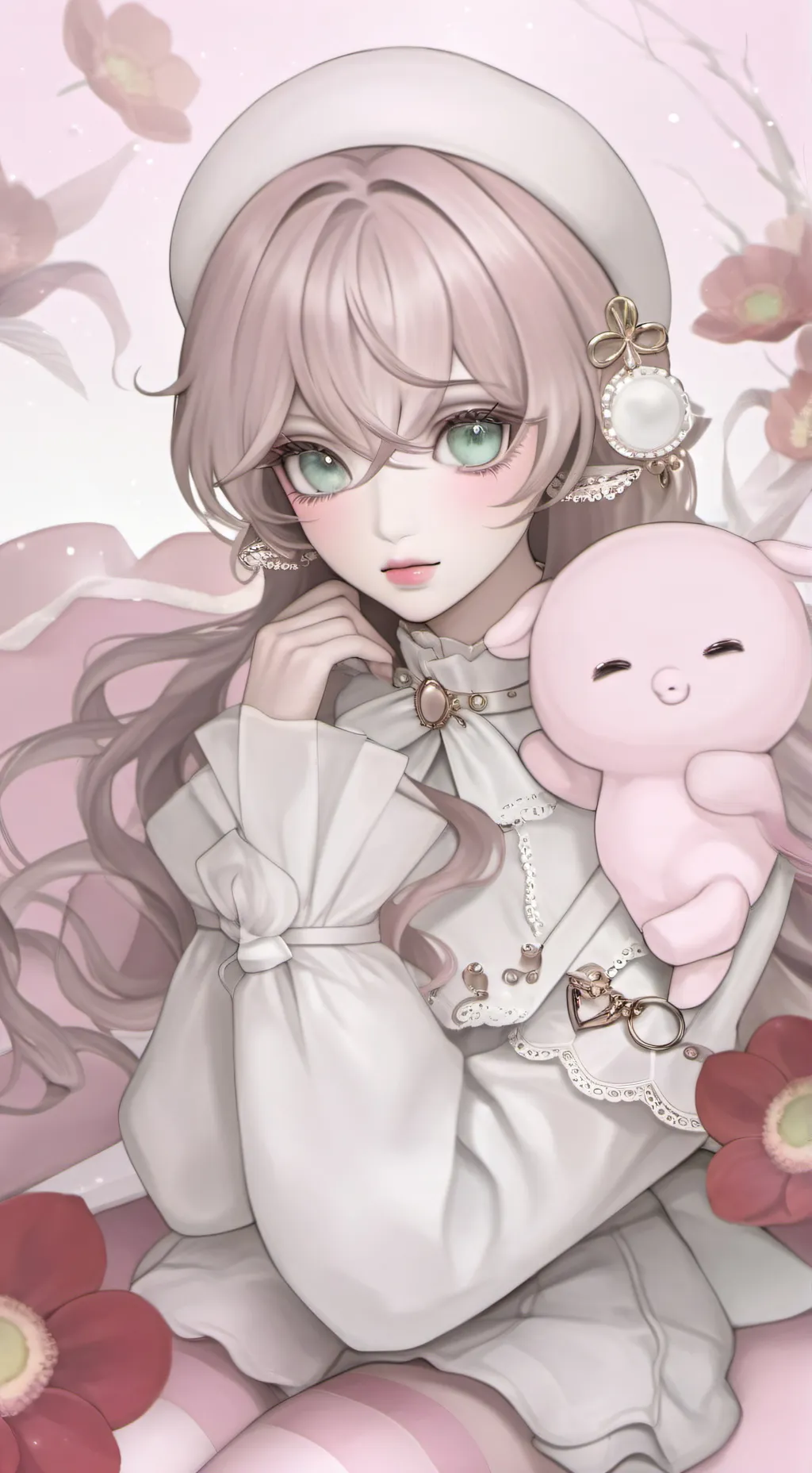 ai character: lovely background