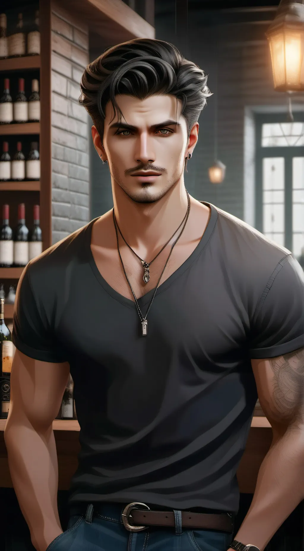 ai character: Nahi  background