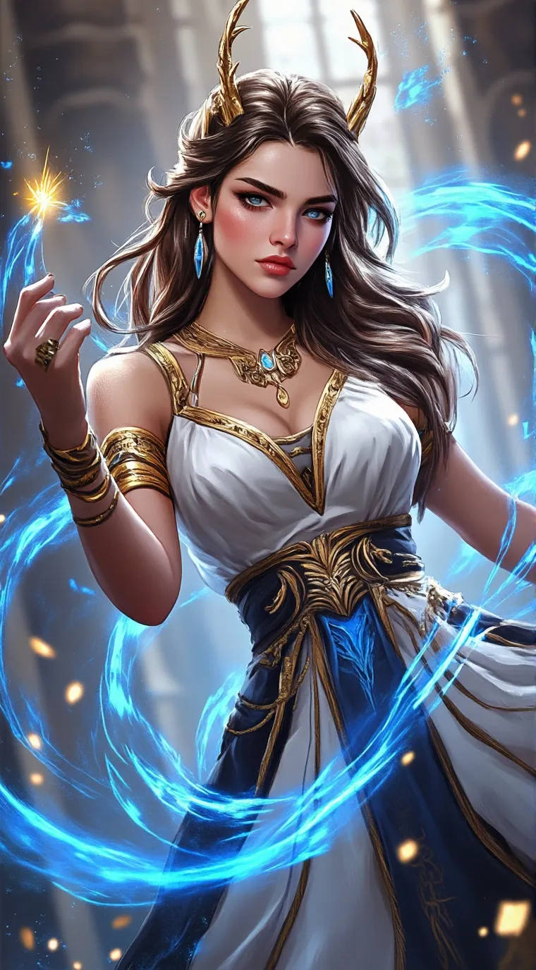 ai character: mermaid background