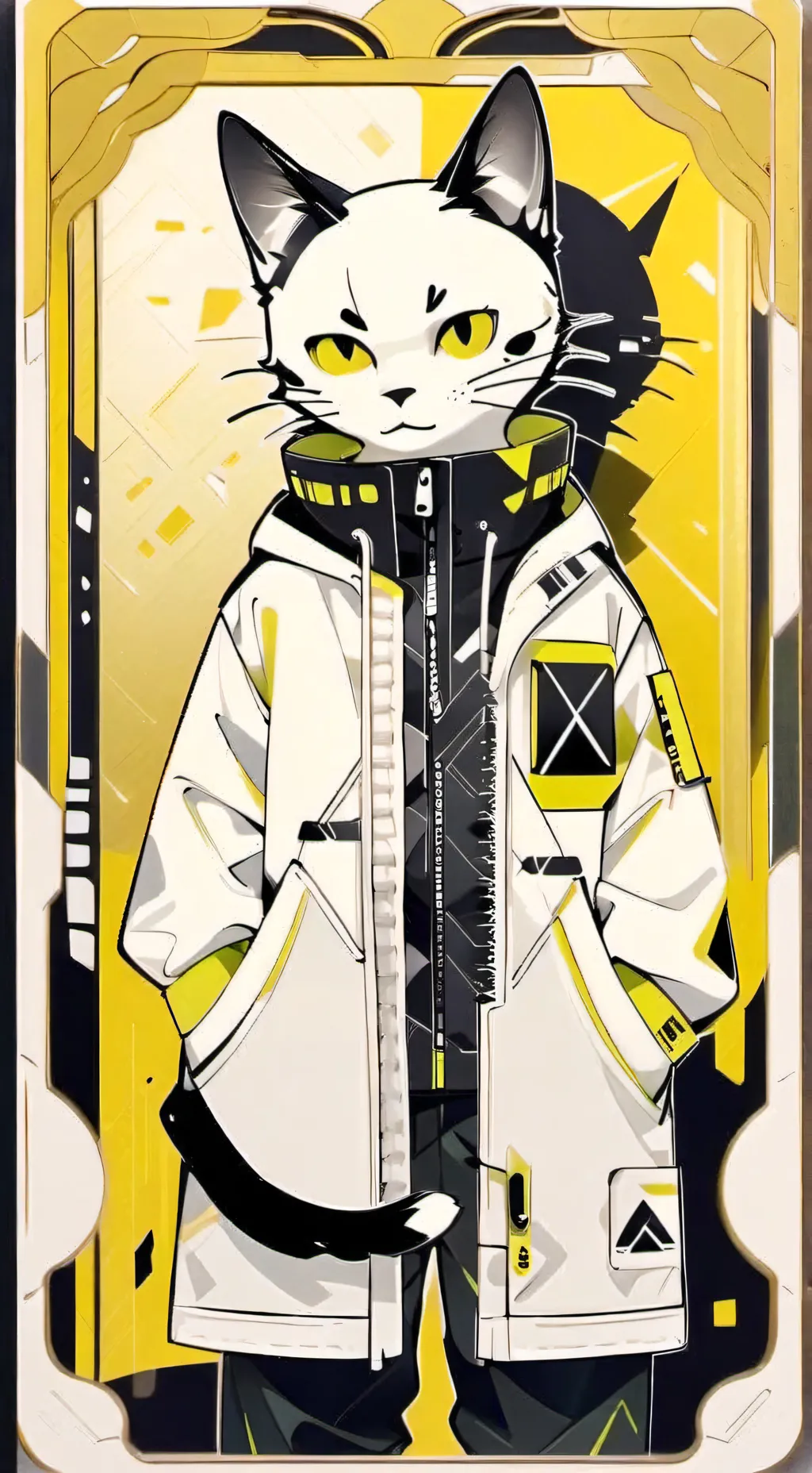 ai character: gato 🤗 background