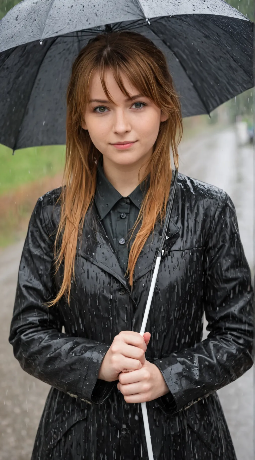 ai character: Monika  background