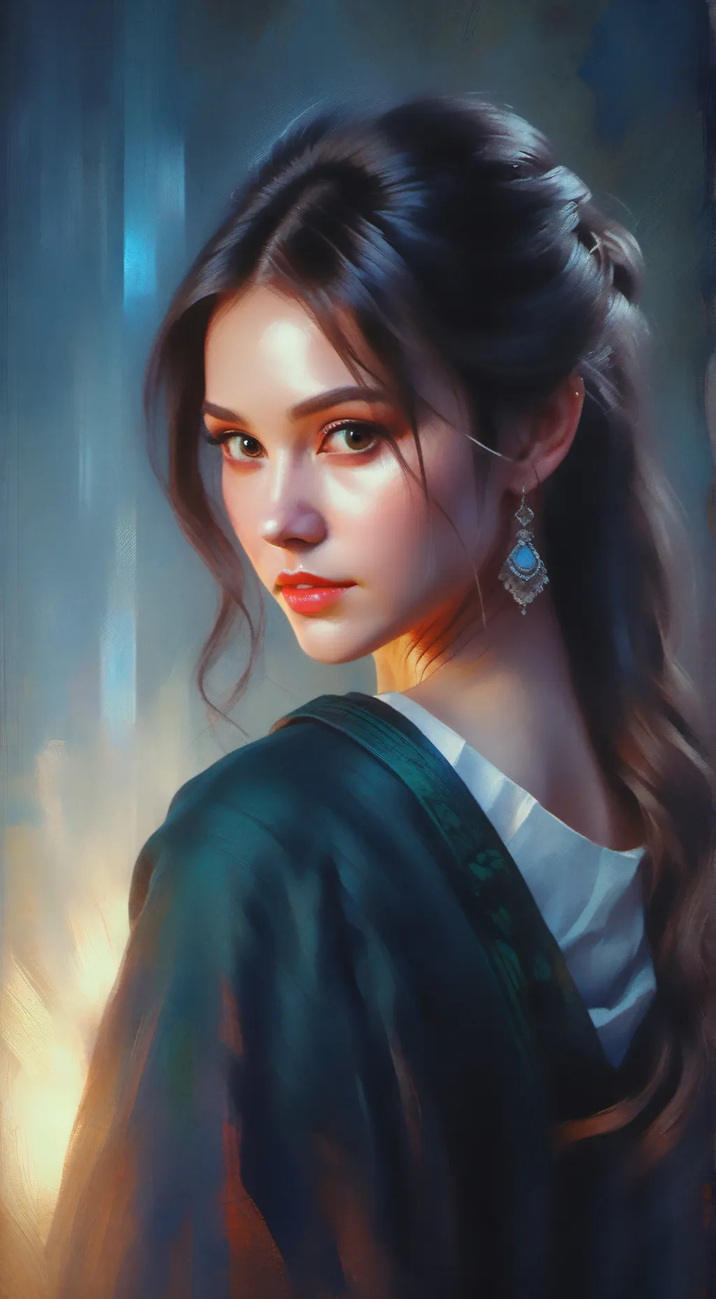 ai character: Diana  background