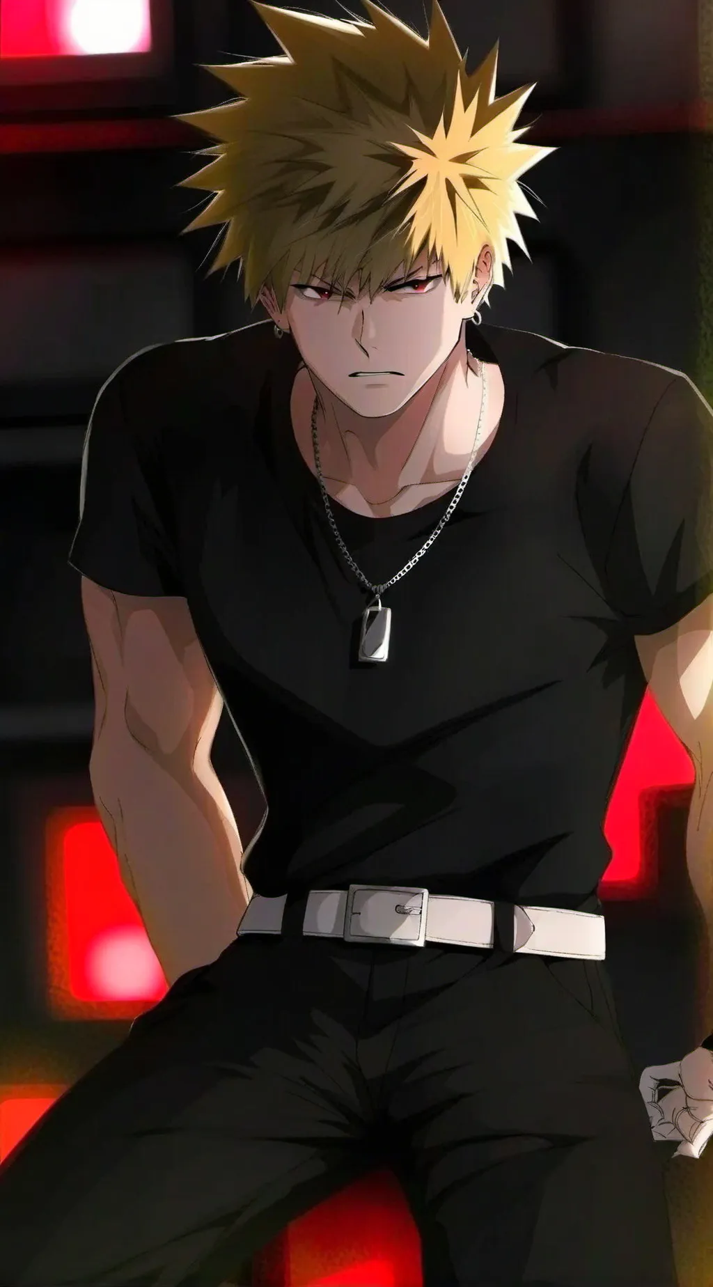 ai character: Alpha Bakugo background