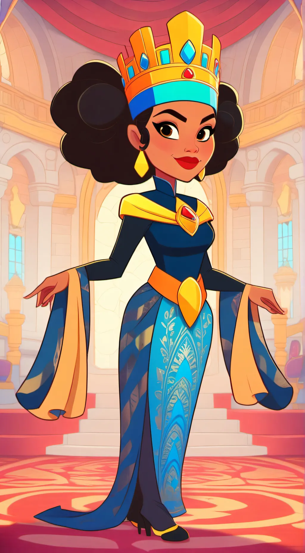 ai character: Shadow Laya Queen background