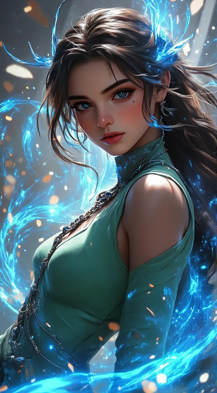 ai character: Lily  background