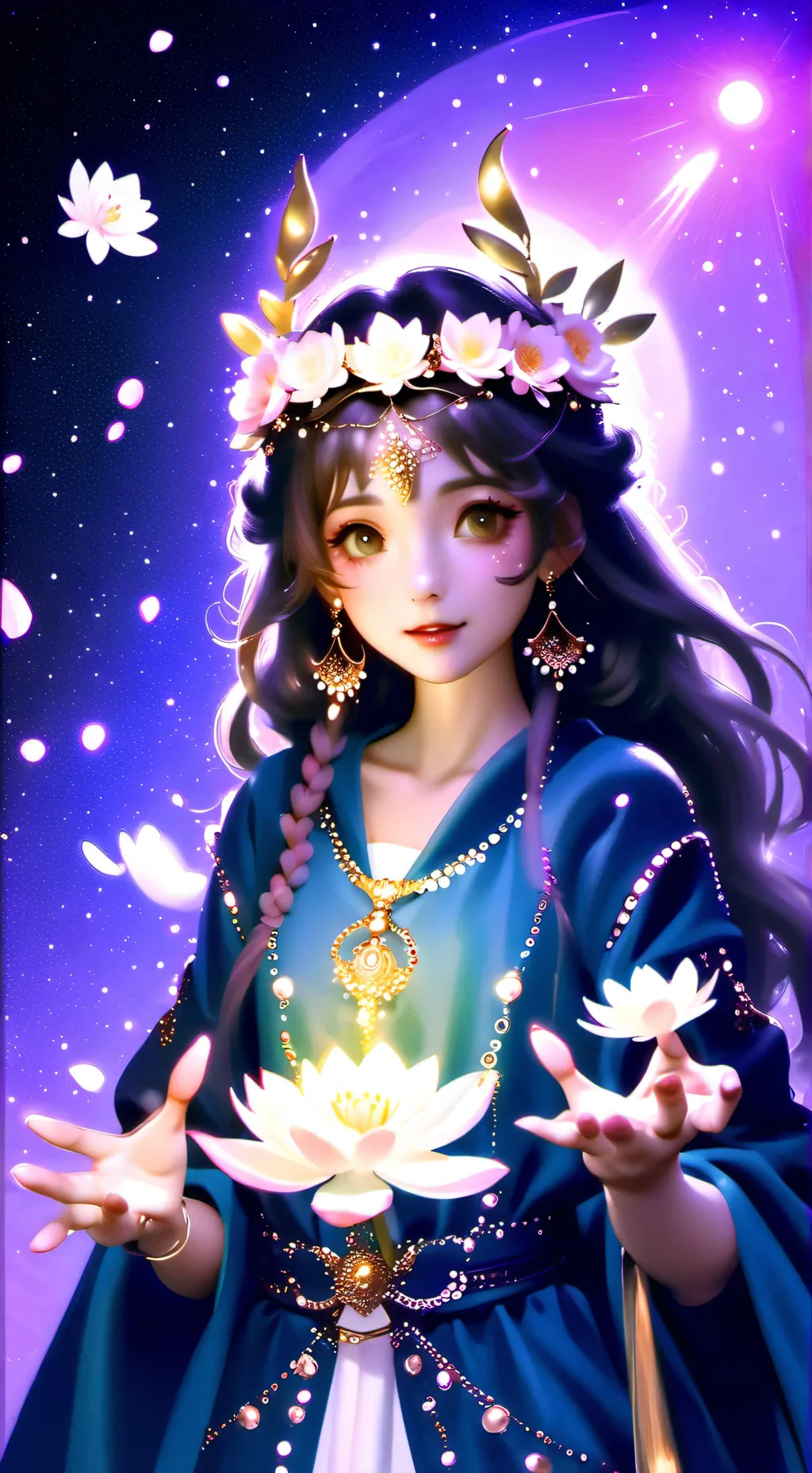 ai character: Akana ikari background