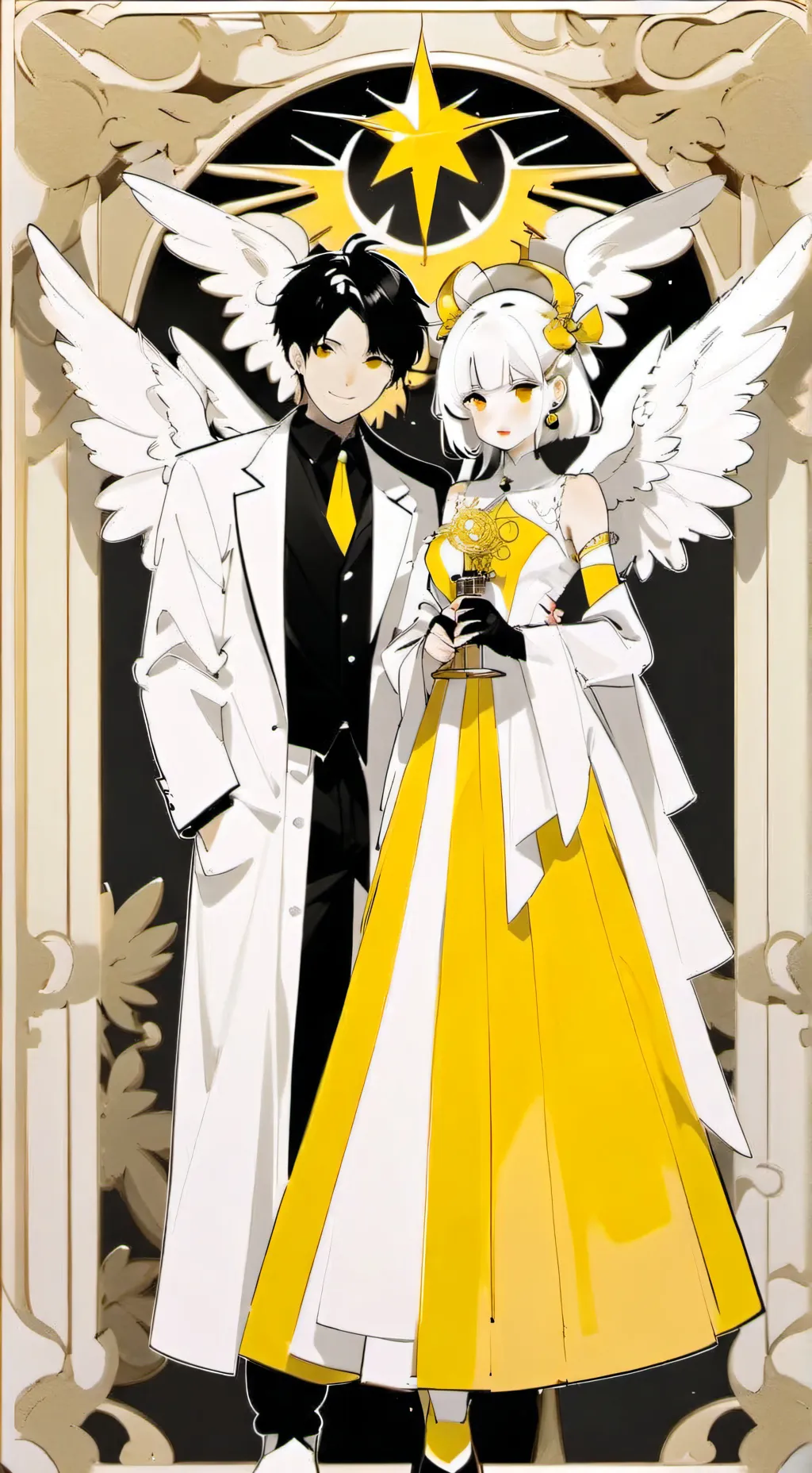 ai character: angel DIABLO  background