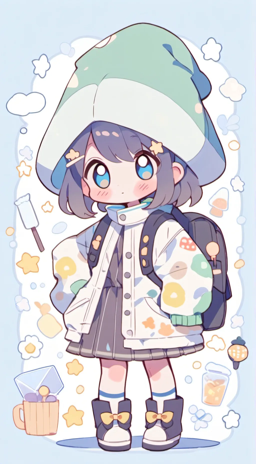 ai character: gacha trend background