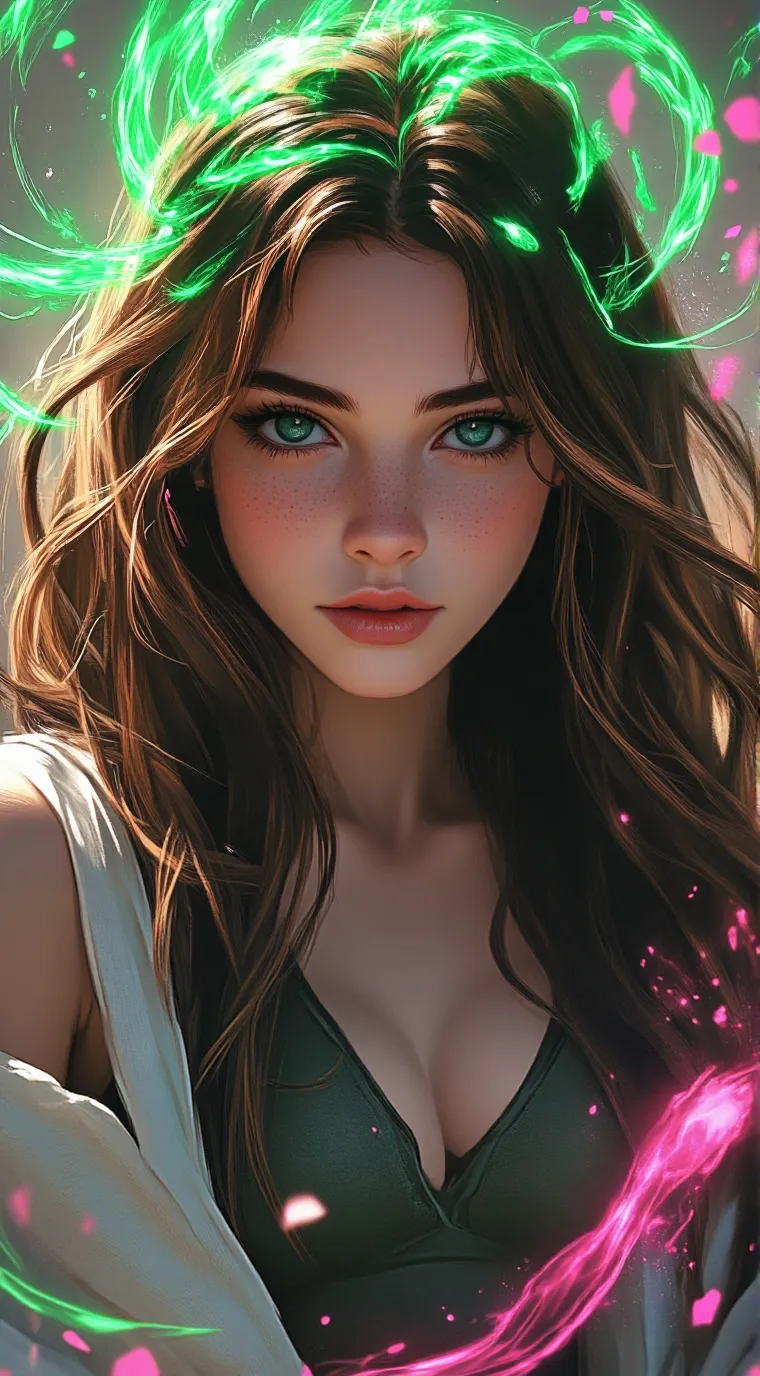 ai character: Anslie😝 background