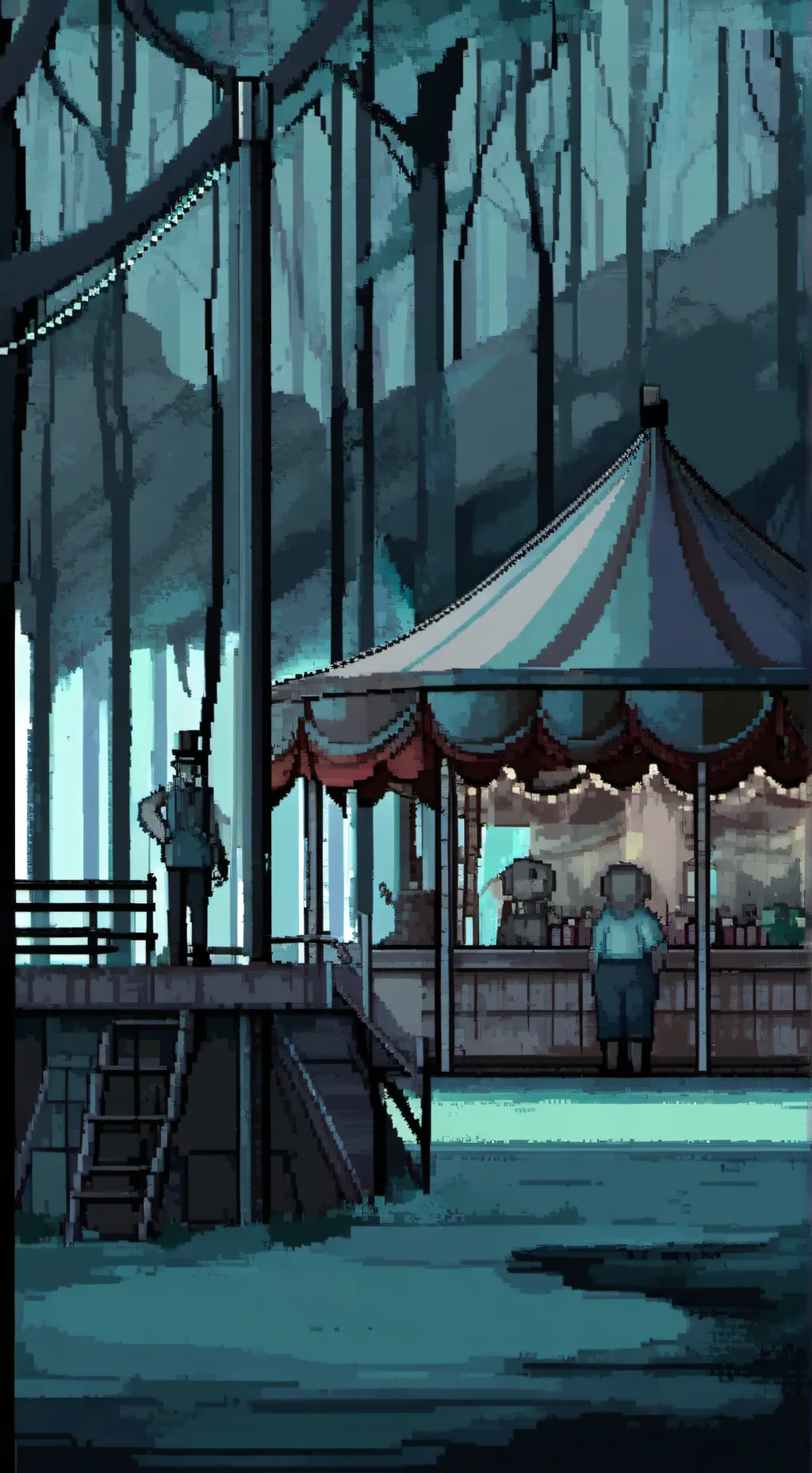ai character: Digital Circus  background