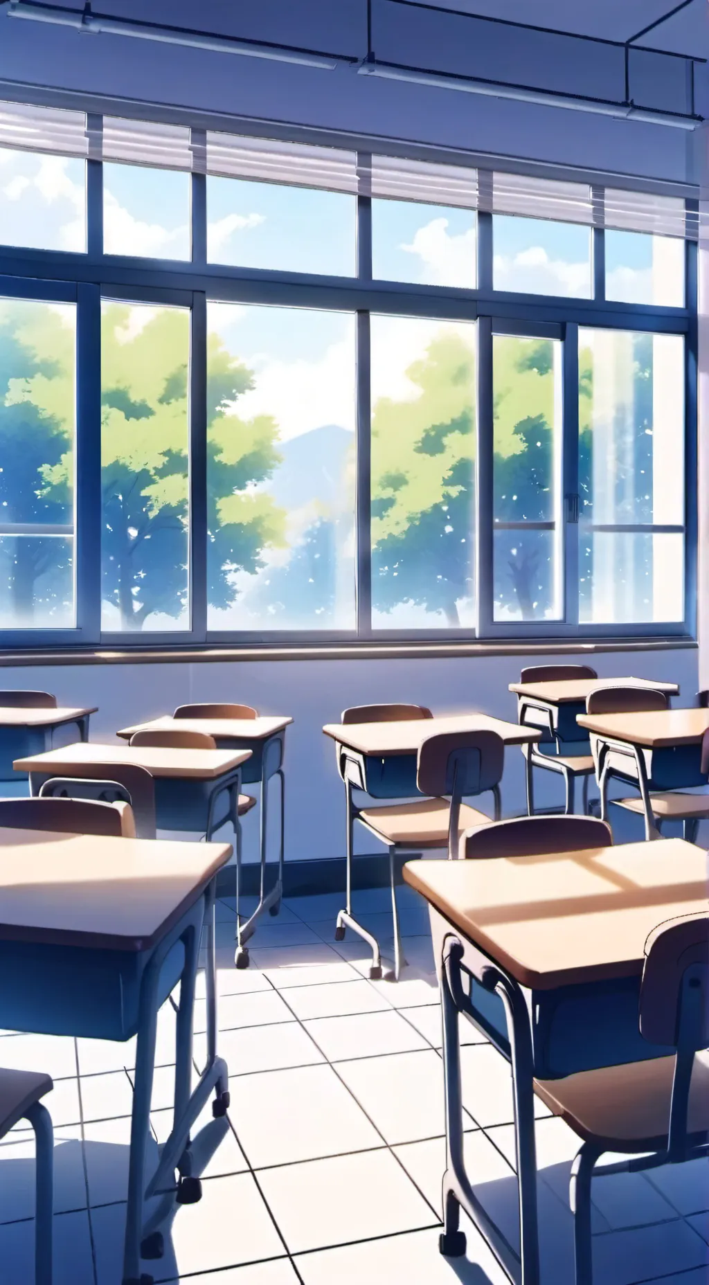 ai character: The silence... background