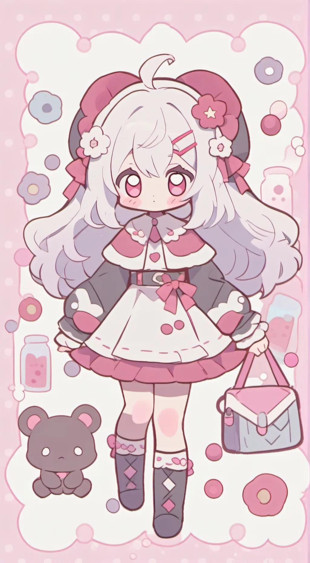 ai character: Spoiled sister  background
