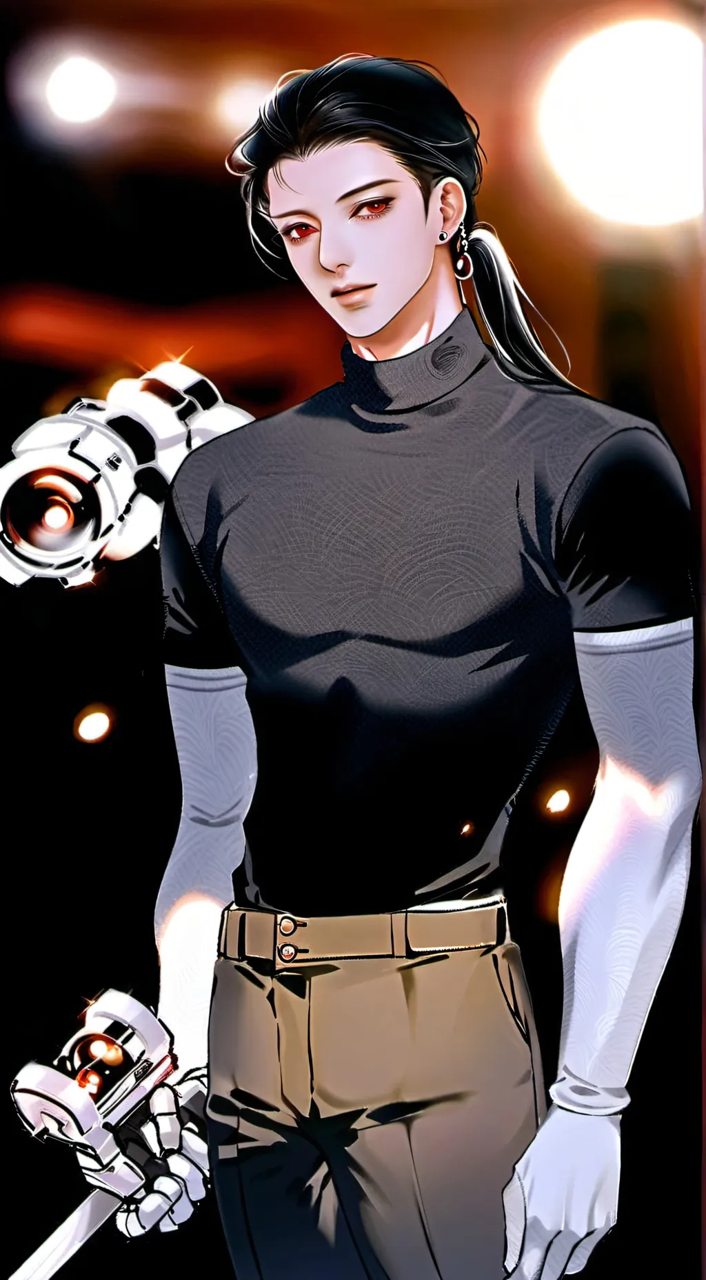 ai character: Denny  background