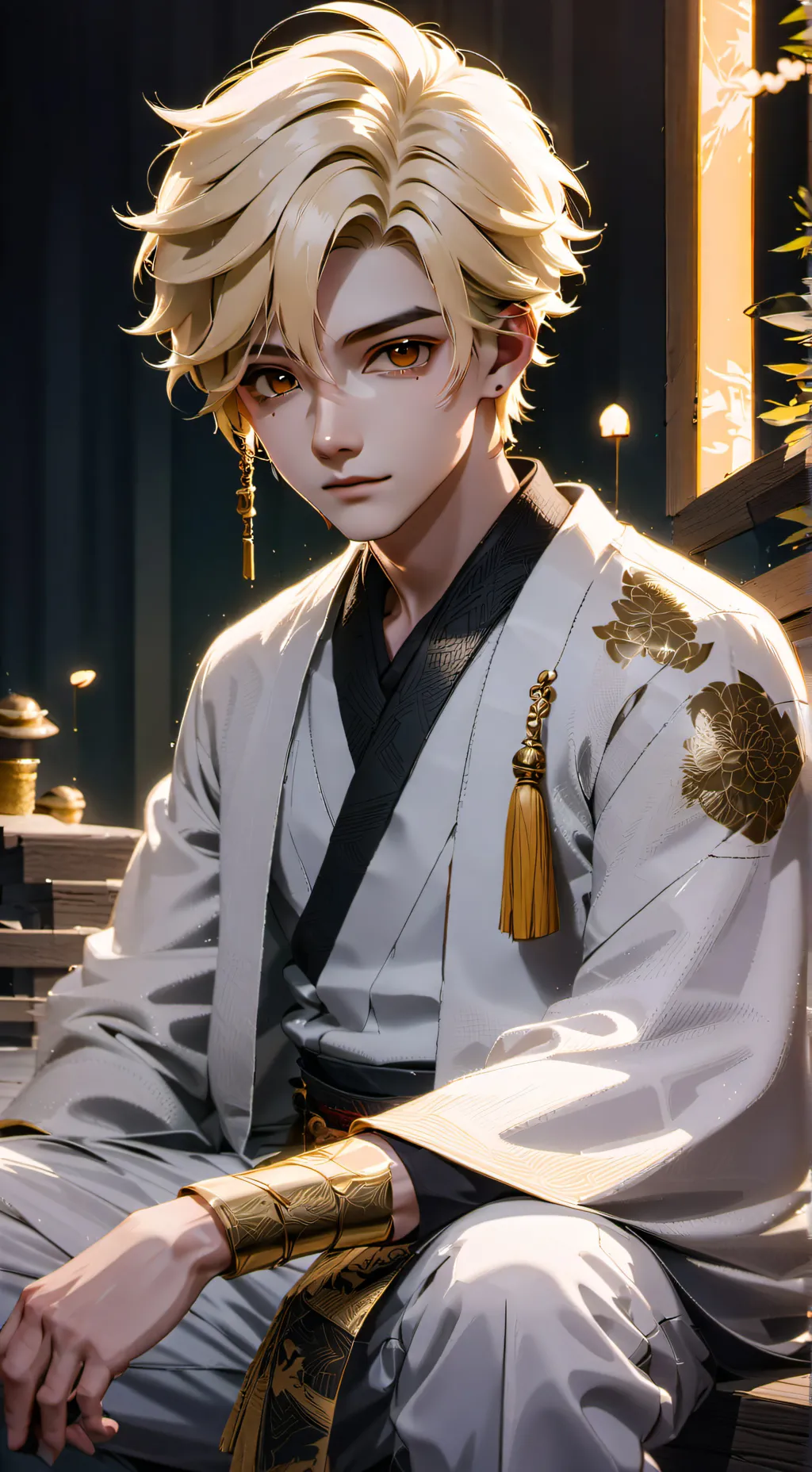 ai character: Kai  background