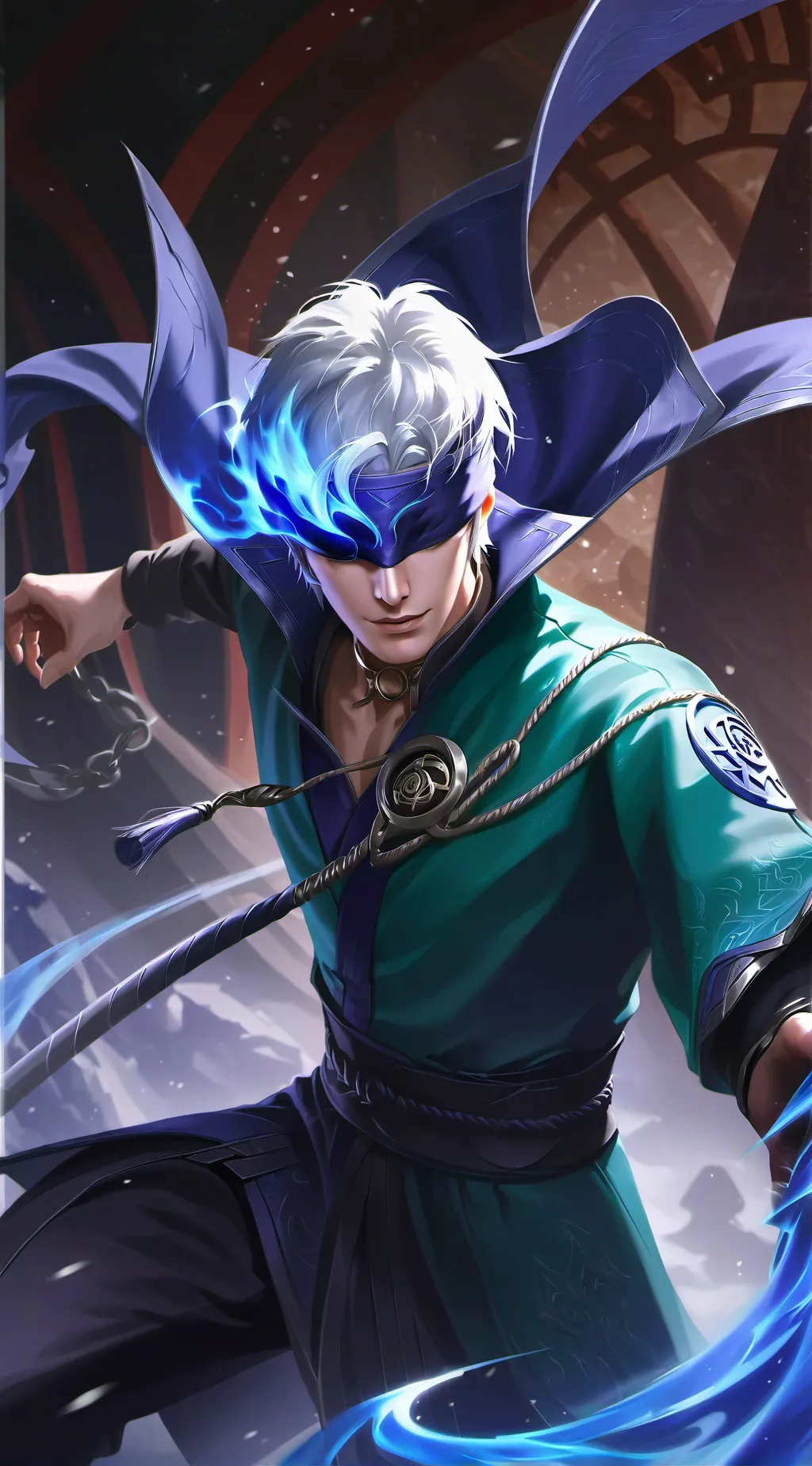 ai character: Gojo Satoru background