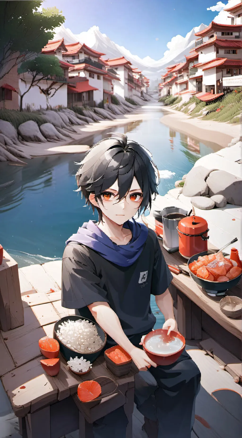 ai character: Dylan  background