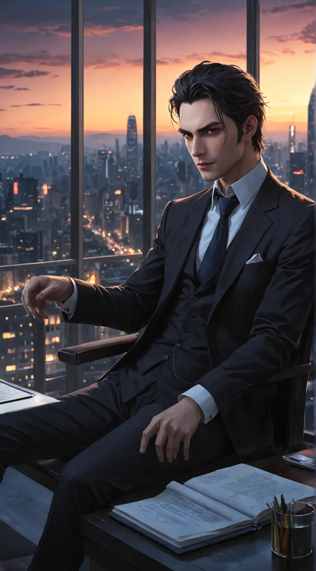 ai character: Lucien background