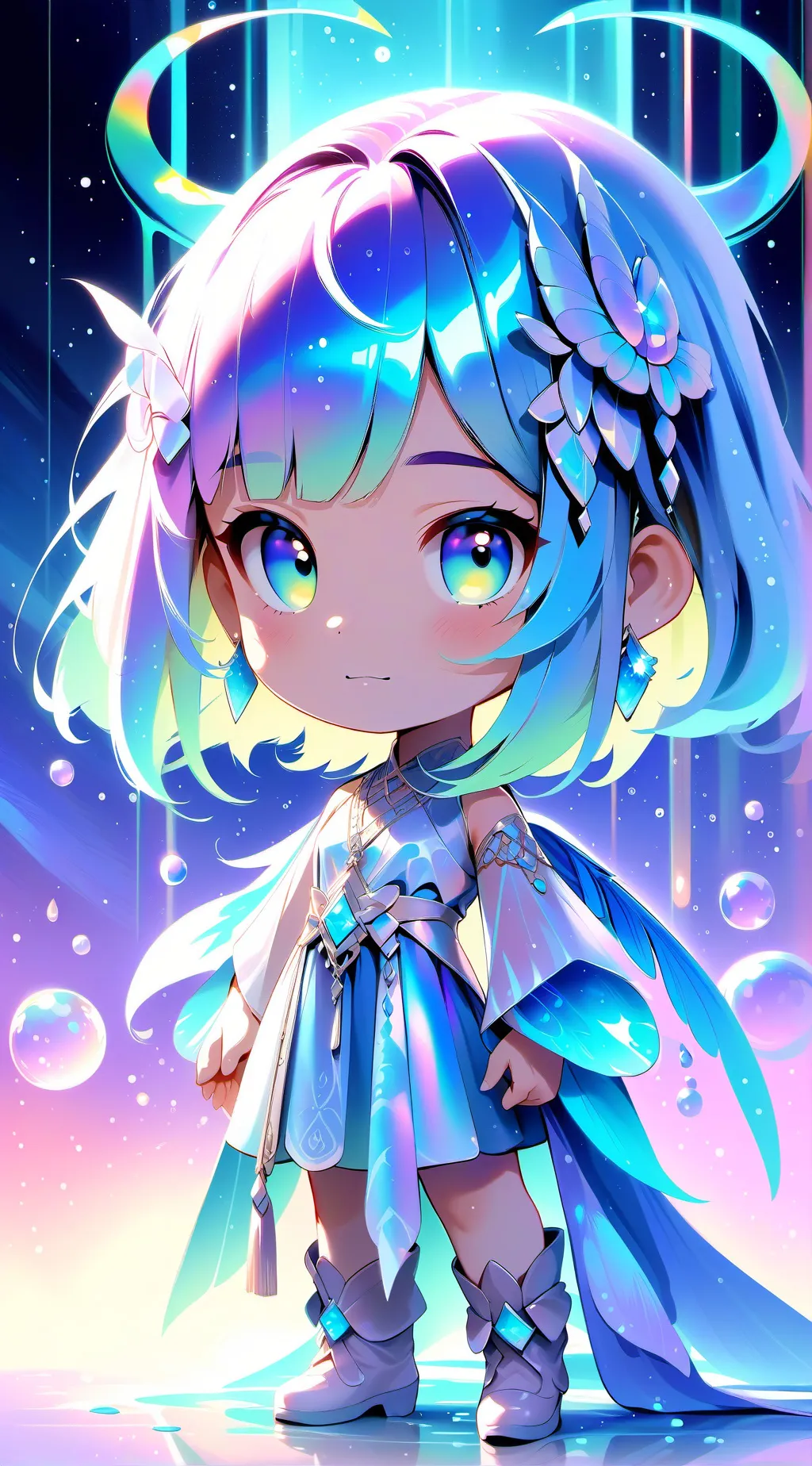 ai character: kiora  background