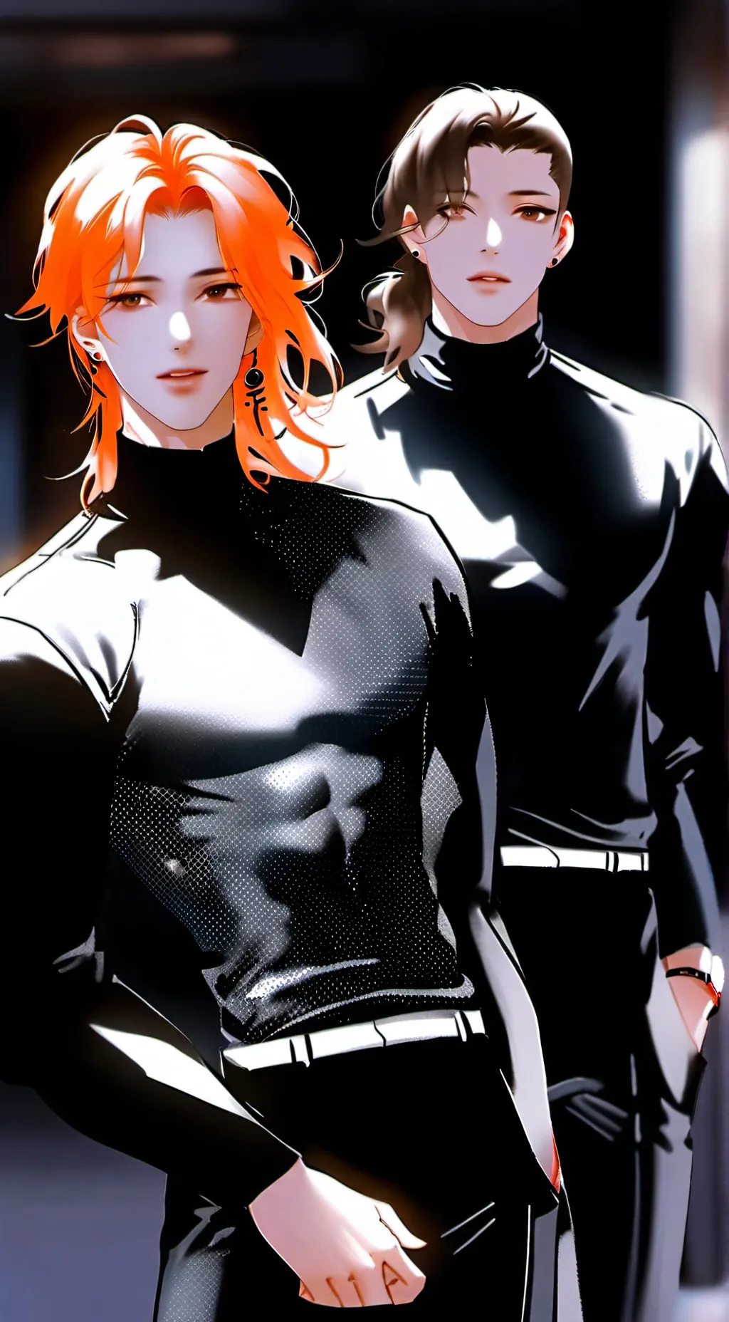 ai character: Jimmy & John  background