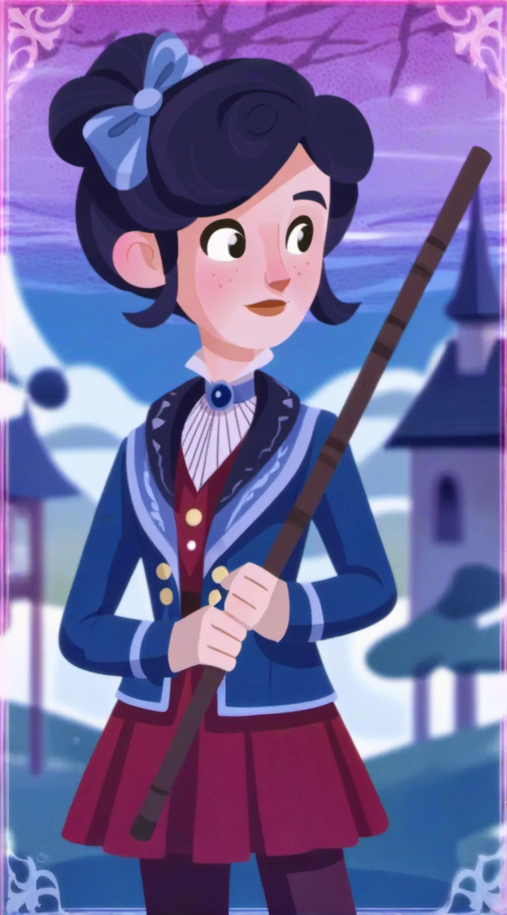 ai character: Ellie Rose background