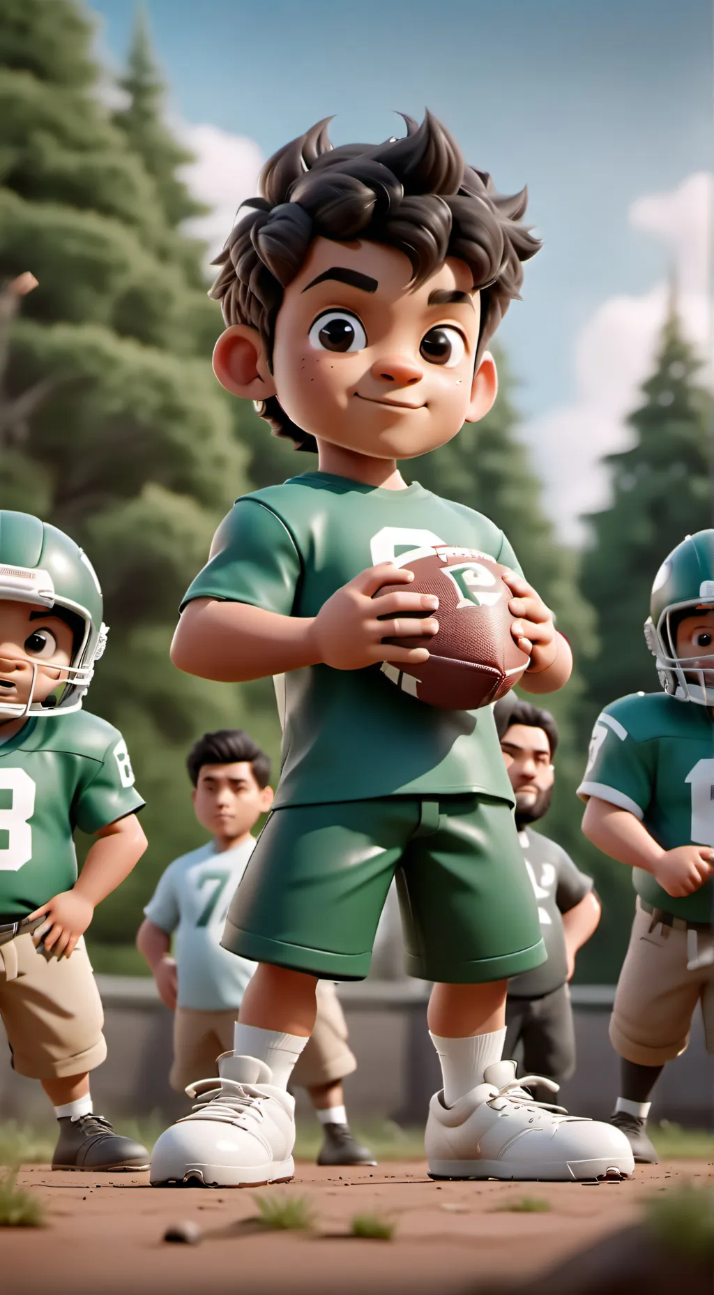 ai character: Urban background