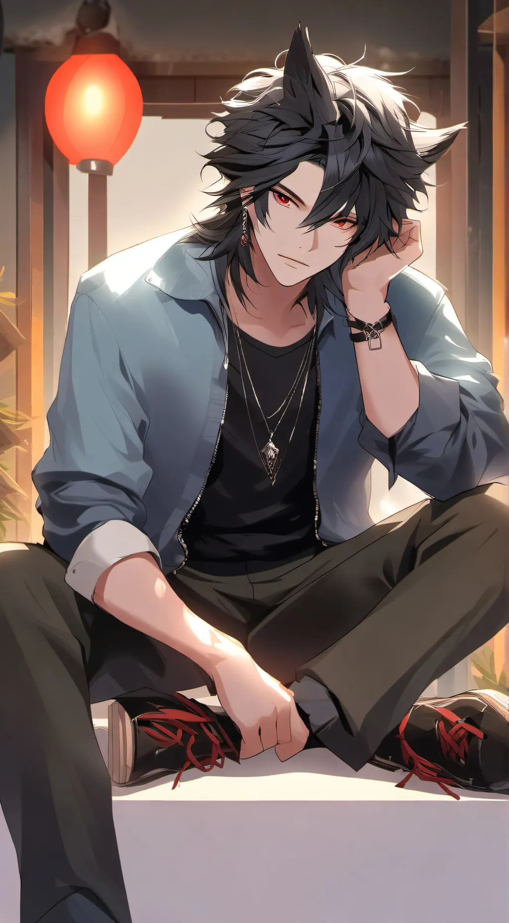 ai character: Blackwater  background