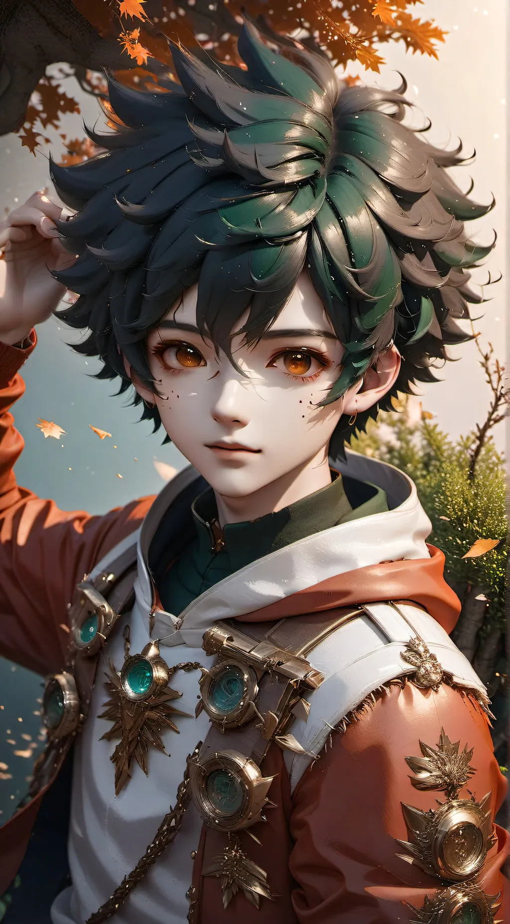 ai character: Deku background