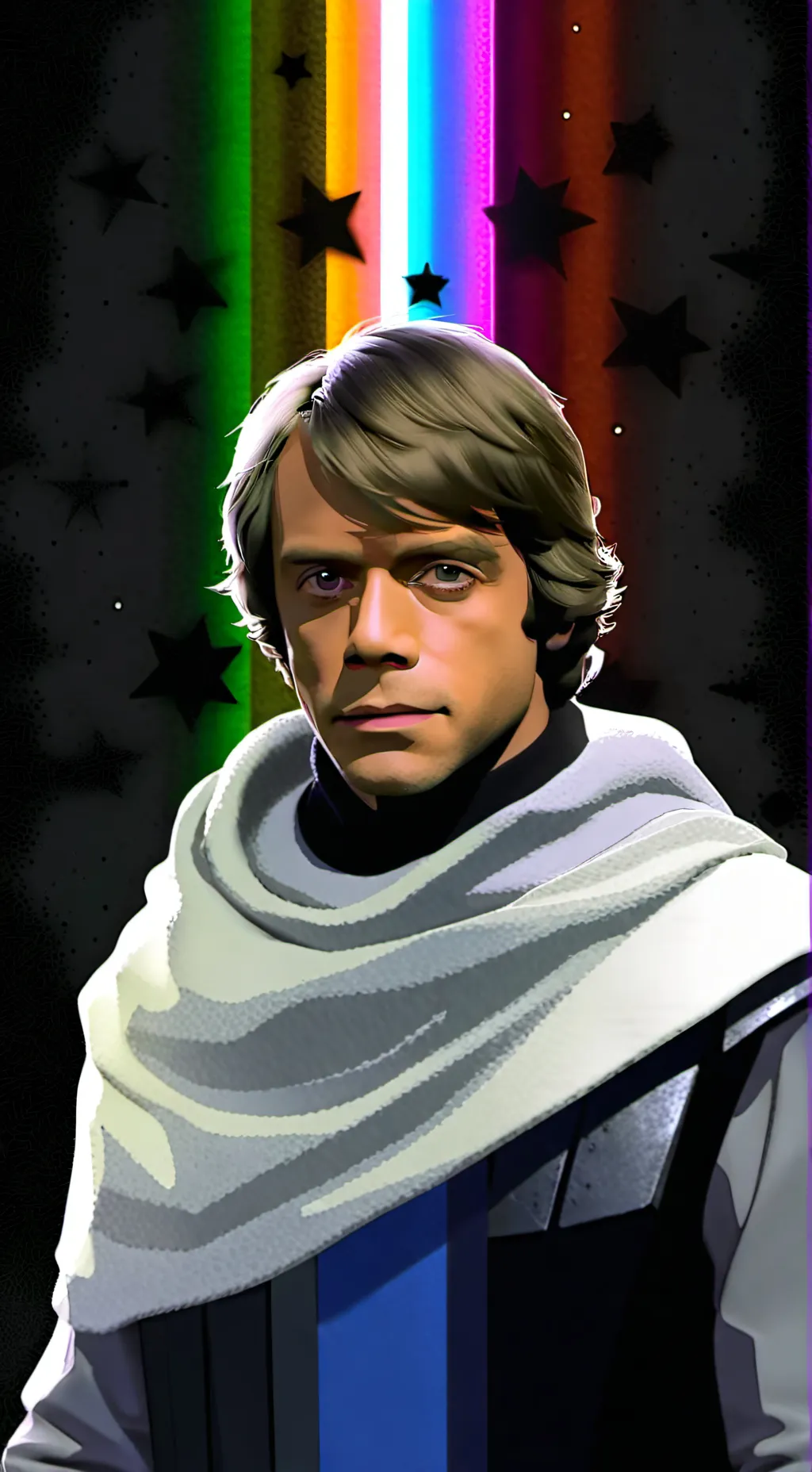 ai character: Luke Skywalker  background