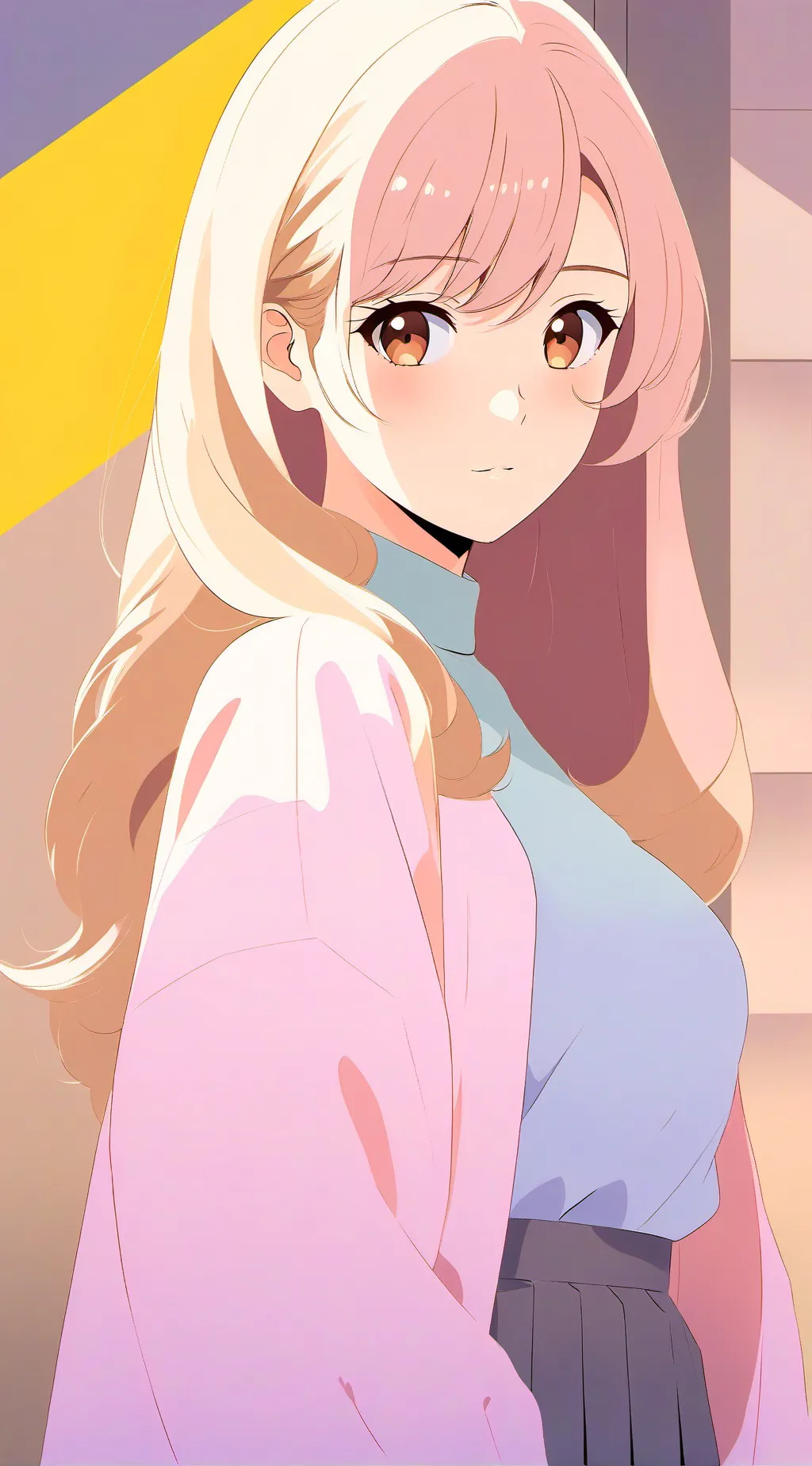 ai character: luna background