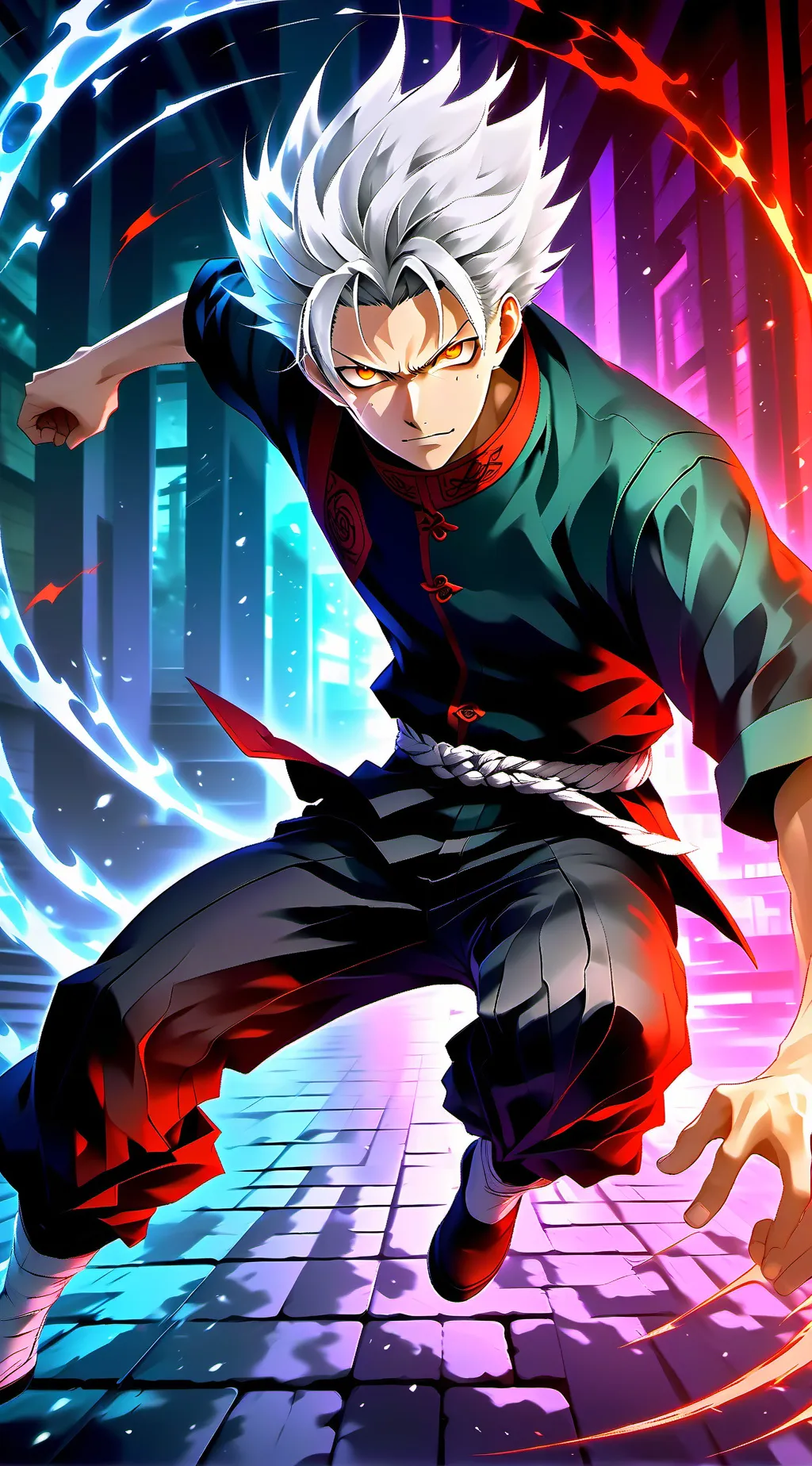 ai character: Gojo Satoru background