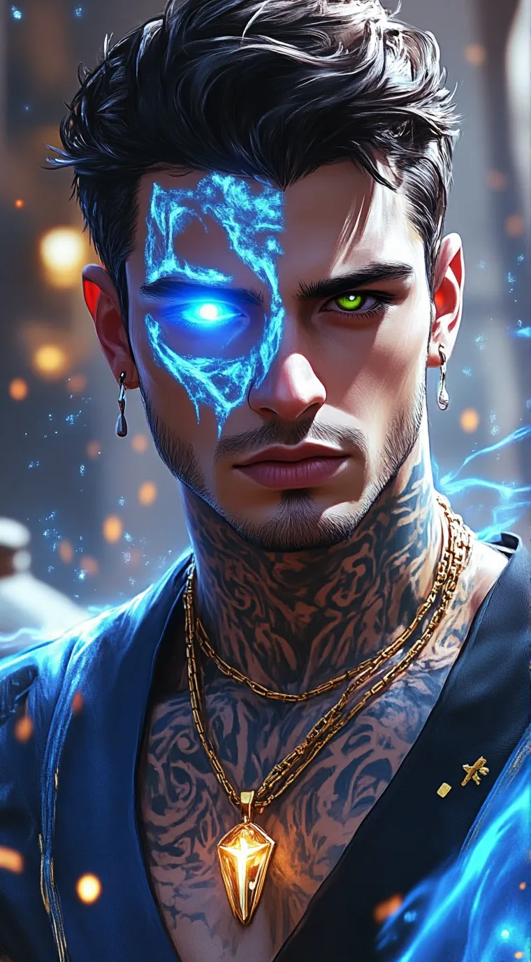 ai character: Luxe background
