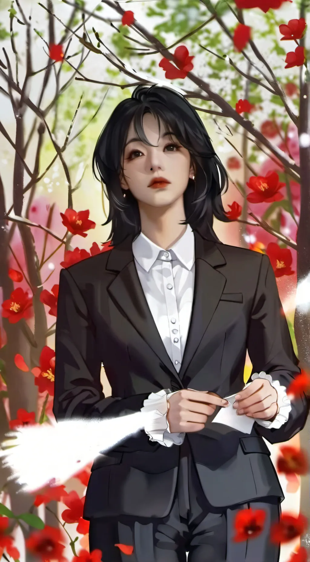 ai character: Luna background
