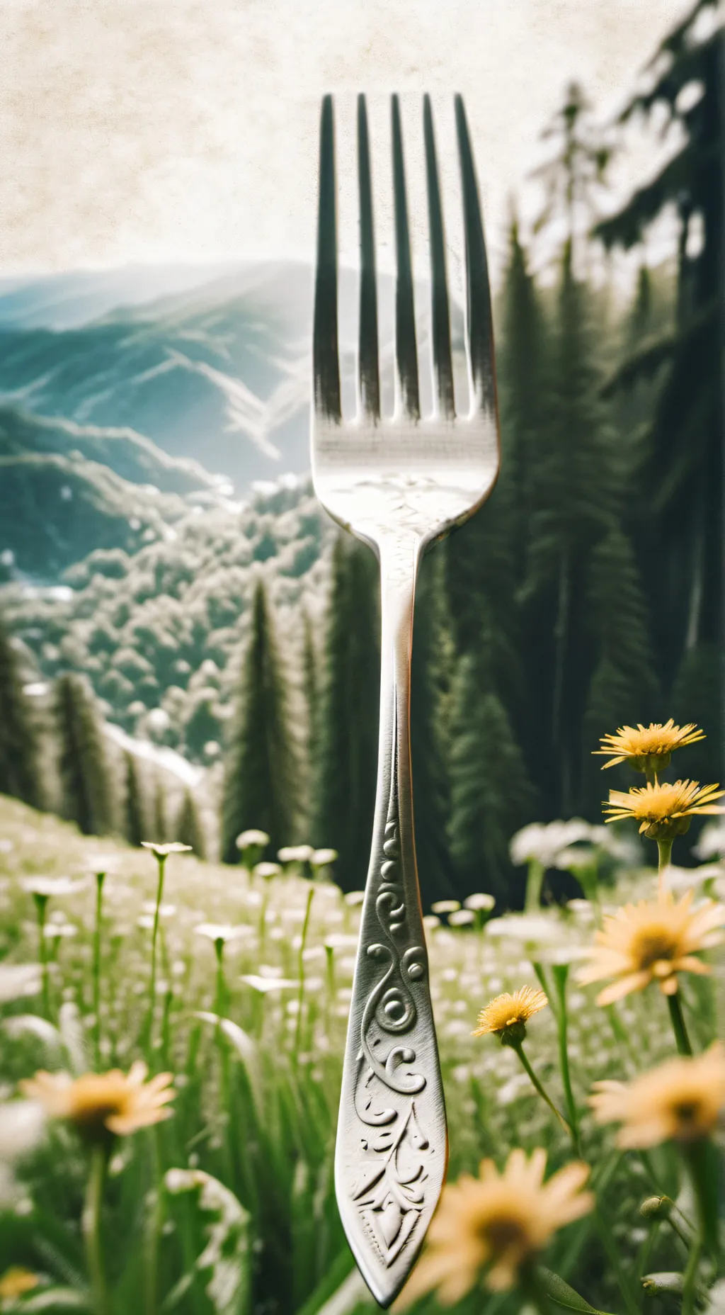 ai character: Fork background
