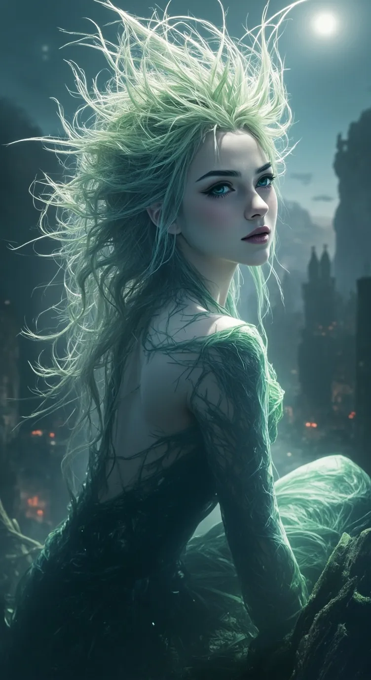 ai character: Magnolia background