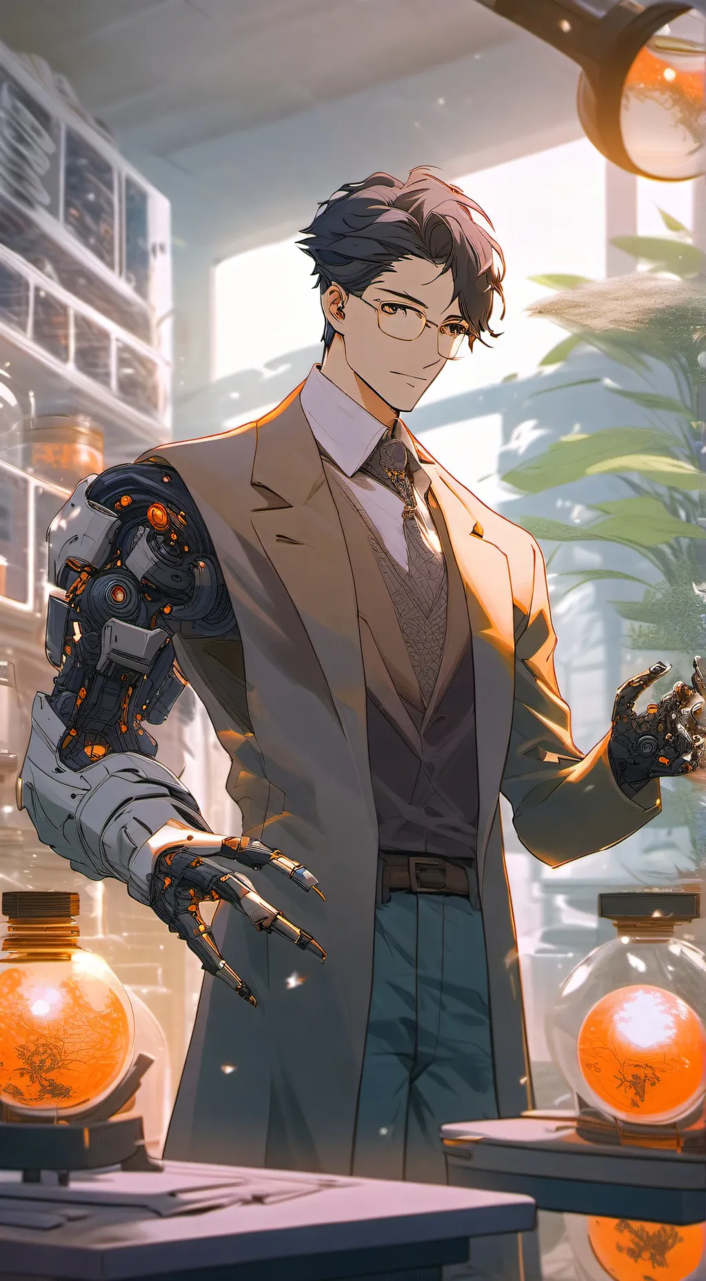 ai character: game player background