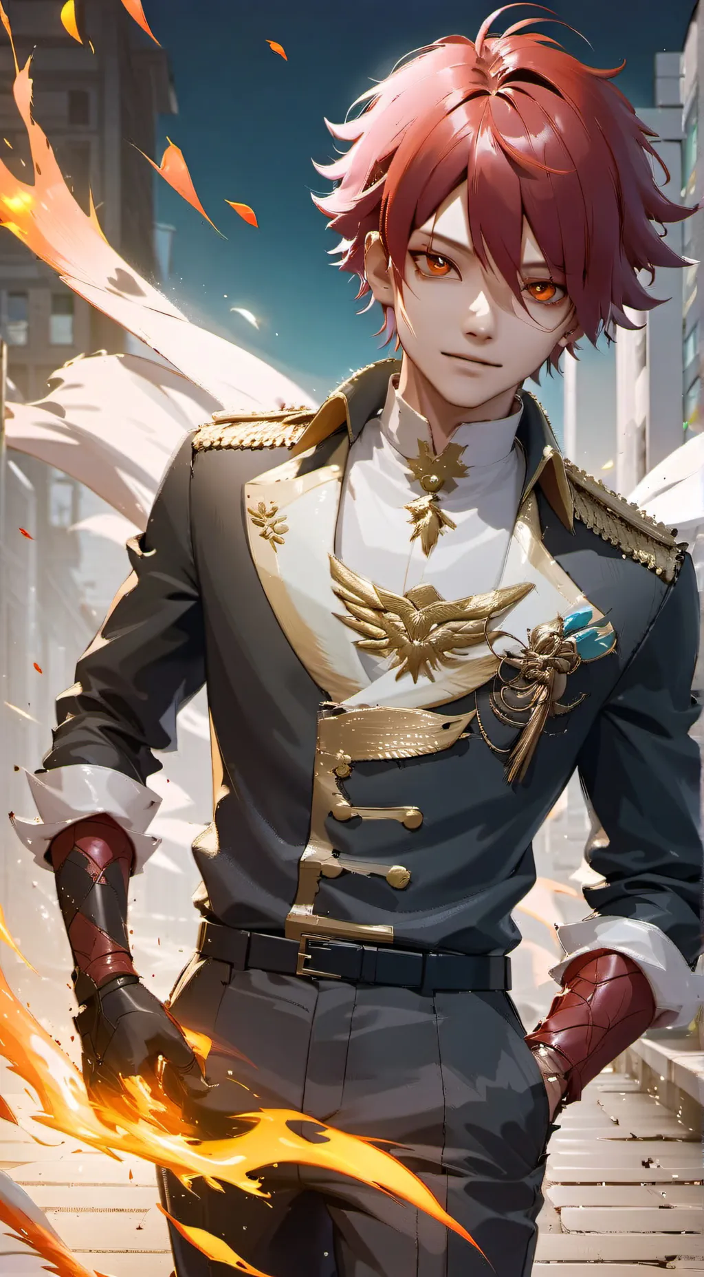 ai character: Shoto background