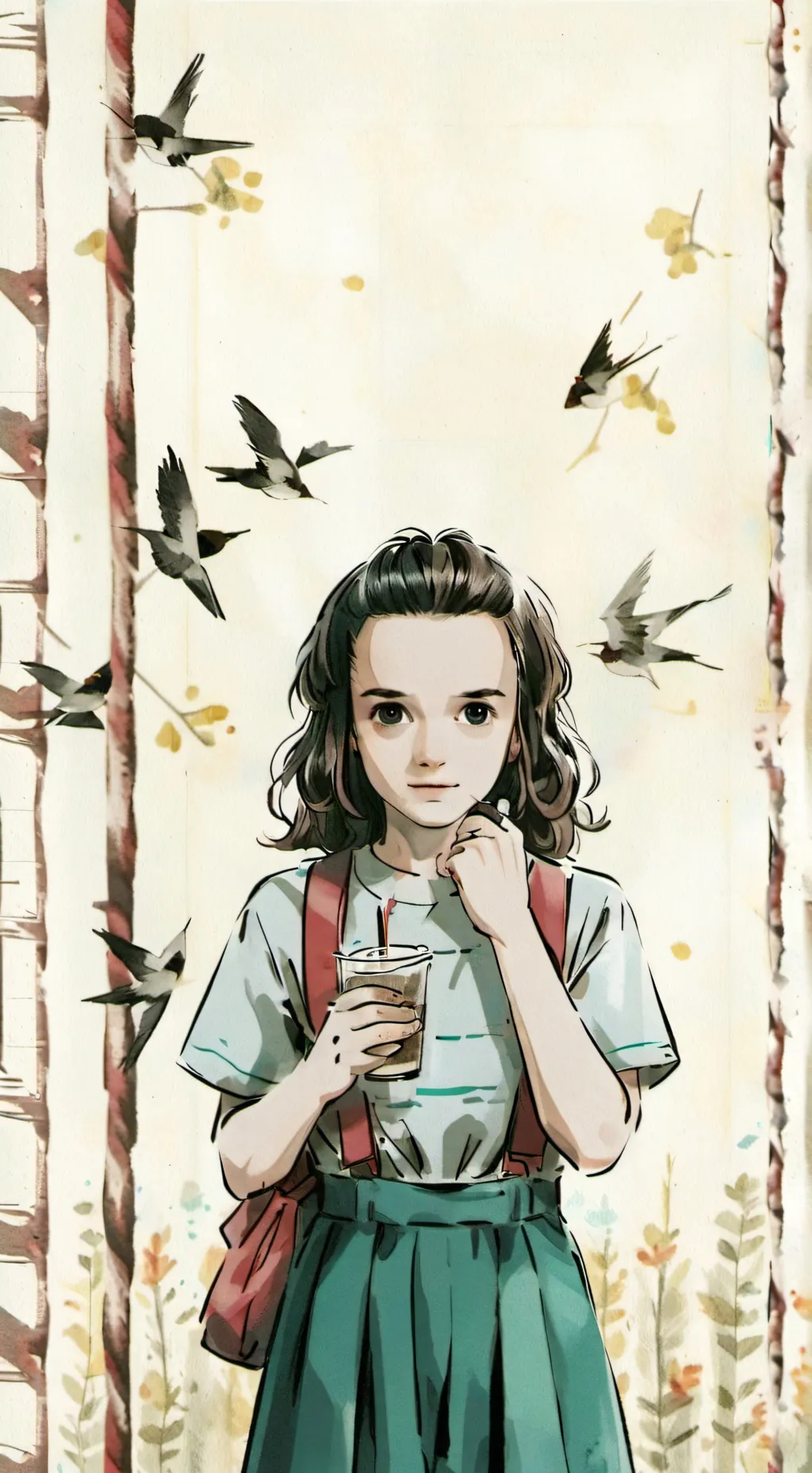 ai character: stranger things  background