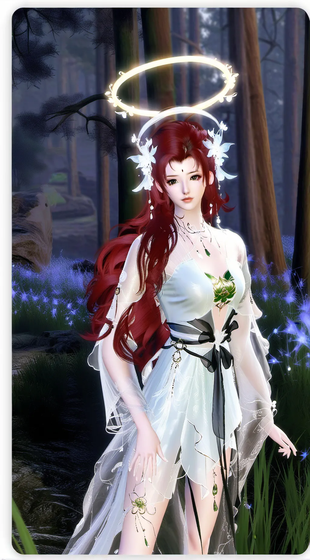 ai character: iris background