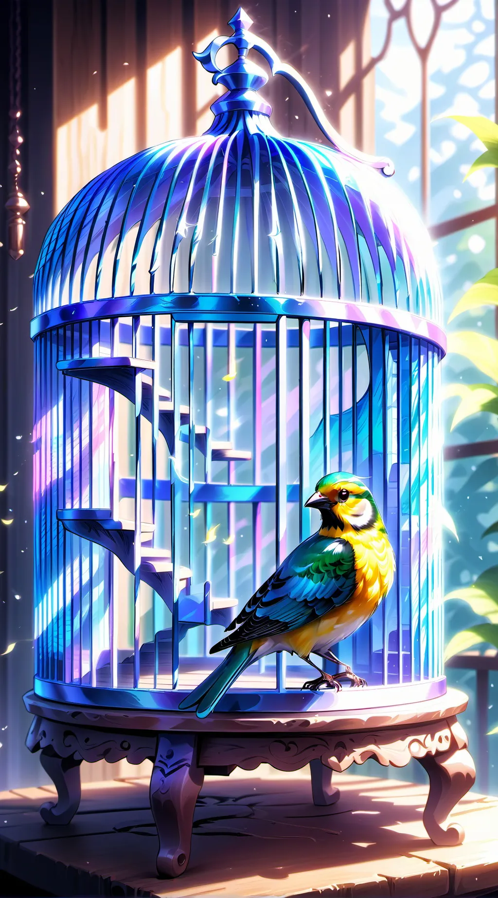 ai character: moment  background