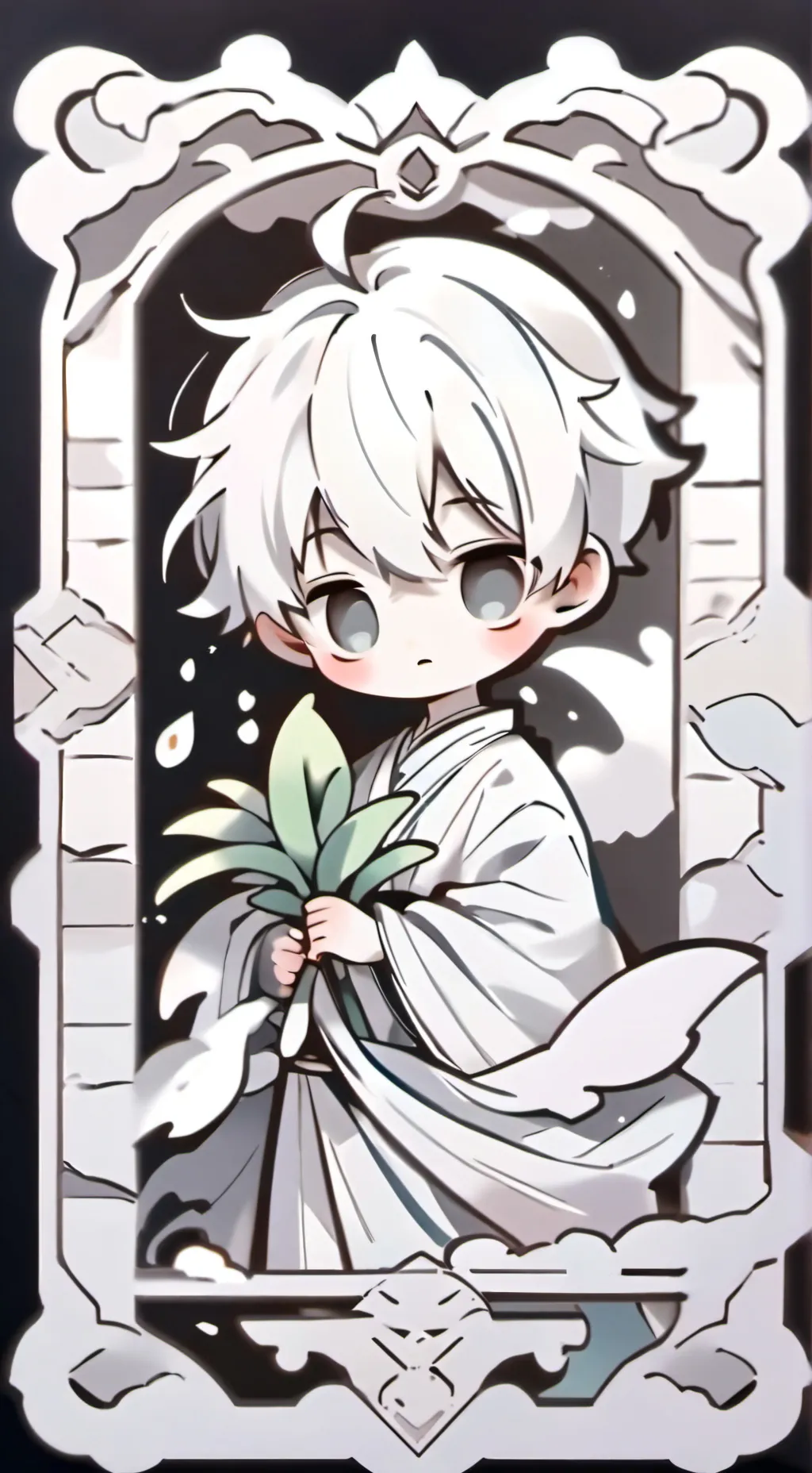 ai character: Saja boys  background